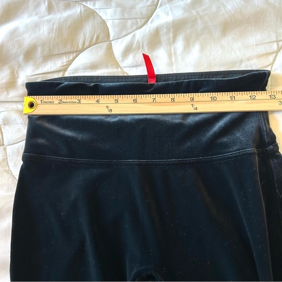 Spanx Black Velvet Leggings. Size Medium. - Picture 7 of 10